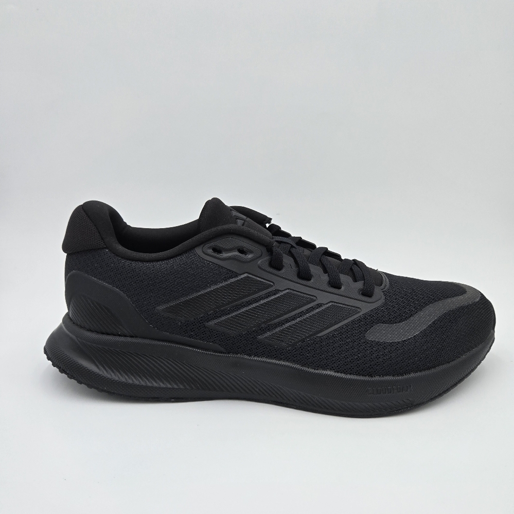Adidas Women's RUNFALCON 5 Wide Black Athletic Running Shoes JH5187  #B24